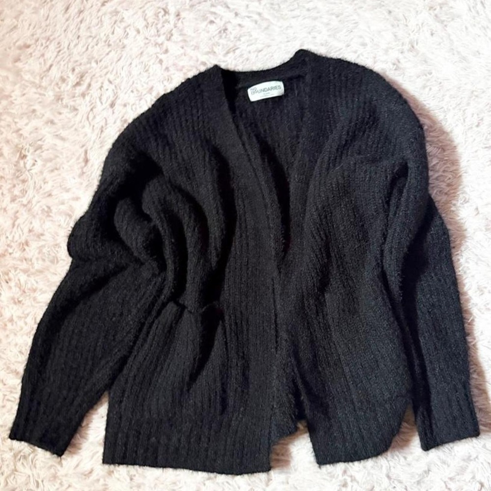 Oversized Chunky Cozy Warm Witchy Goth Emo Cardigan Sweater Womens XL Grunge